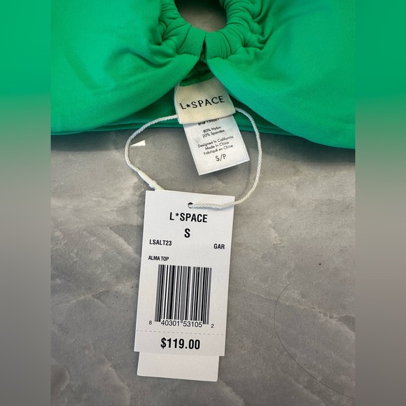 NWT! L*SPACE ALMA BIKINI TOP. Size Small$119 - Picture 4 of 5